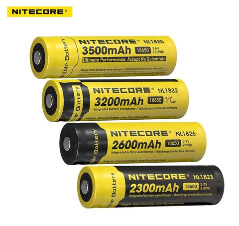 NITECORE NL1835 NL1832 NL1826 NL1823 Rechargeable 18650 Li-on Battery ► Photo 1/6