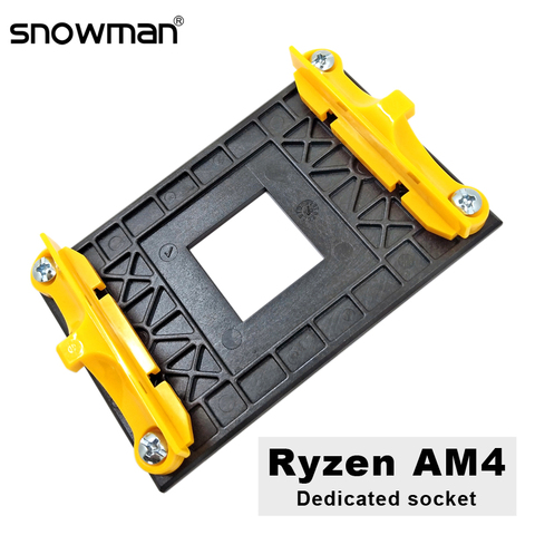 SNOWMAN Ryzen AM4 CPU Cooler Socket Heatsink Bracket Radiator Buckle Motherboard mounting bracket PC Fan Holder CPU Cooling Base ► Photo 1/6