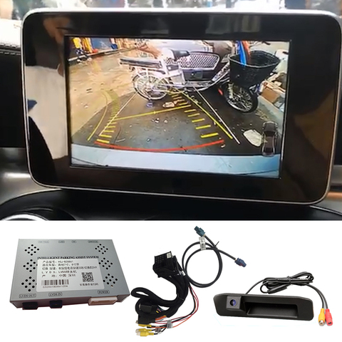 Reverse camera interface adaptor connect original screen monitor for Mercedes benz C CLA GLA GLE GLC W205 NTG5.0 5.1 5.2 system ► Photo 1/6