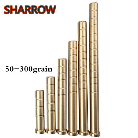 12/24Pcs 50-300Gr Archery Copper Seat Copper Heavy Weight Connect Fit ID6.2mm Arrow Shafts Arrow Shooting Practice Accessories ► Photo 1/6