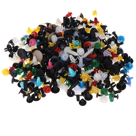 500pcs Brand New And High Quality  Bumper Fender Trim Plastic Door Panel Rivet Plastic Mixed Auto Car Fastener Clip ► Photo 1/6