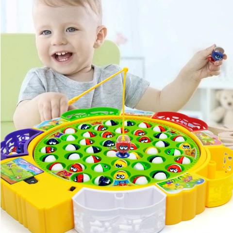 Kids Fishing Toys Electric Rotating Fishing Play Game Musical Fish Plate Set  Magnetic Outdoor Sports Toys Children Birthday Gift - Price history &  Review, AliExpress Seller - Funny Toy Dropship Store