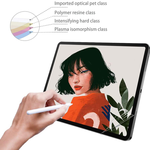 Paper Like Screen Protector For iPad Pro 12.9 11 10.5 9.7 Air 1 2 3 mini 4 5 Matte PET Anti-Glare Painting Film For Apple Pencil ► Photo 1/6