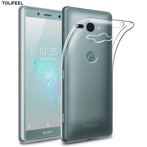 TOLIFEEL Case For Sony Xperia XZ2 Compact TPU Silicone Clear Bumper Soft Case For Sony XZ2 Transparent Phone Back Cover ► Photo 1/1
