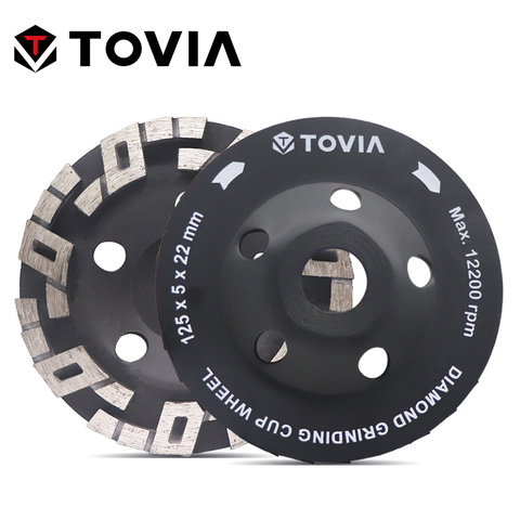 TOVIA 125mm Diamond Grinding Wheel Polishing Stone Grinding Wheels For Angle Grinder Stone Granite Marble Polish Disc ► Photo 1/6