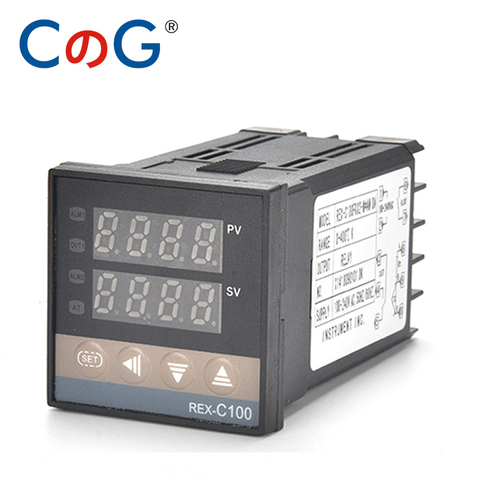 CG 48*48 REX-C100 K J PT100 Thermostat 400 degree 220V Digital Output Electronic PID Programmable Sensors Temperature Controller ► Photo 1/6