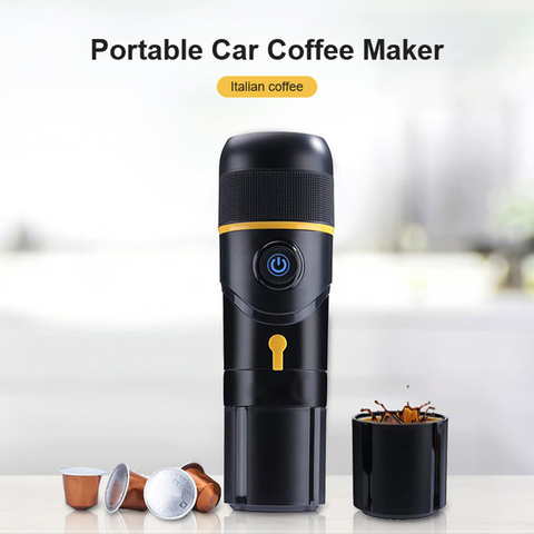 Espresso Machine Portable Coffee Maker for Car DC 12V Expresso Maker Nespresso Dolcegusto Capsule Coffee Powder for Home Office ► Photo 1/1