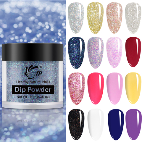 10g 50 color Dipping Powder Nails Beauty Matte Shiny Diamond Glitter Nail Natural Fast Dry Dip Polish Long Lasting Pigment ► Photo 1/6