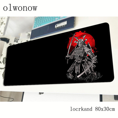 Samurai padmouse 700x400x3mm gaming mousepad game High quality mouse pad gamer computer desk 3d mat notbook mousemat pc ► Photo 1/5