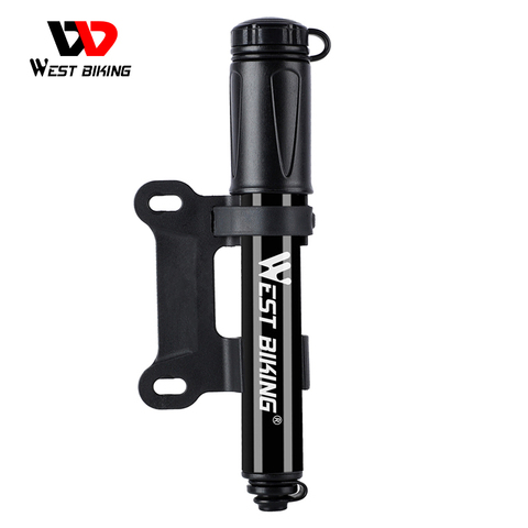 WEST BIKING Mini Bicycle Pump 120PSI Cycling Hand Air Pump Ball Tire Inflator Schrader Presta Valve MTB Mountain Road Bike Pump ► Photo 1/6