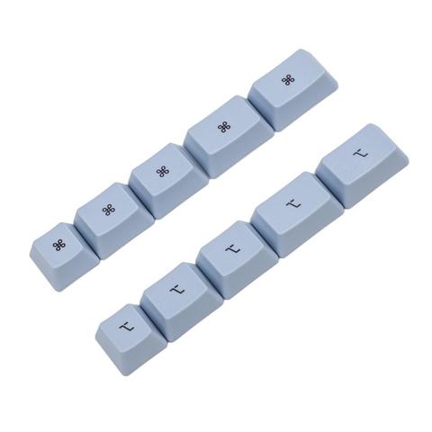 Carbon Godspeed White OEM Profile PBT Dye Sub Keycaps Mac Keycaps For Cherry MX Mechanical Keyboard ► Photo 1/6