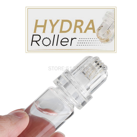 64 Micro Needle Derma Roller With Bottle Auto Serum Infusion Hydra Roller Acid Skin Care Anti Wrinkle Acne Reduce Pore Treament ► Photo 1/6