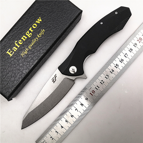 Eafengrow EF228 D2 Folding Pocket Knife G10 Handle Outdoor Camping Hunting Knife Utility/Survival/EDC/Fishing Knife ► Photo 1/6