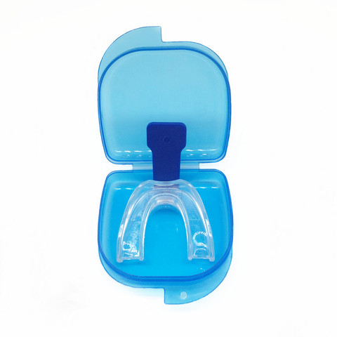 Mouth Guard Stop Teeth Grinding Anti Snoring Bruxism with Case Box Sleep Aid Eliminates Snoring Health Care 2017  Sale ► Photo 1/4