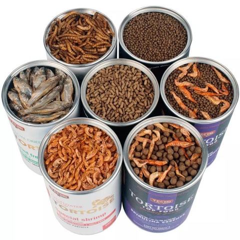 YEE Turtle Tortoise Reptile Food Feed Sticks Granules Dried Fish Shrimp Mealworm Aquarium Fish Food ► Photo 1/5