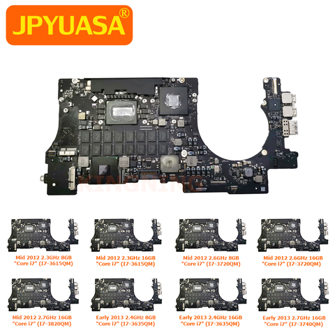 Original 8GB 16GB Motherboard For Macbook Pro Retina 15