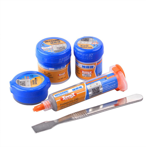 Soldering Paste Flux XG-80 XG-50 XG-30 XG-Z40 Solder Tin Sn63/Pb67 For Hakko 936 TS100 Soldering Iron Circuit Board Repair Tool ► Photo 1/6