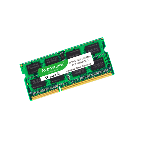 Avanshare Memory DDR3 8gb 1.5V for Laptop Computer 1600MHz 1333MHz Sodimm Notebook Ram DDR3L 1.35V ► Photo 1/6