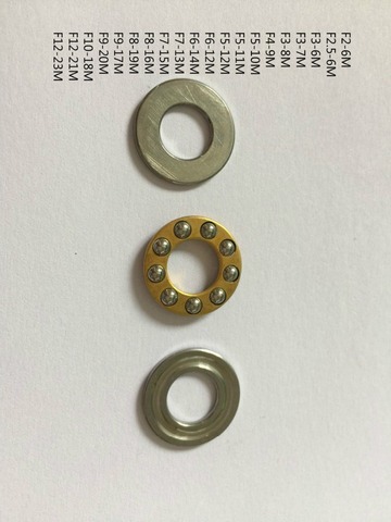 F10-17 M bearing F10-17M Miniature Thrust Ball Bearing 10*17*5mm ► Photo 1/2