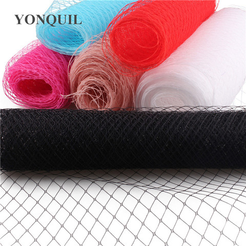 25/45 CM Width Russian Veiling Hat Birdcage veils Netting Mesh Fabric For Wedding Millinery Trim Netting DIY Hair Accessories ► Photo 1/6