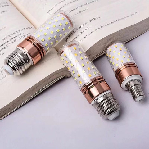 E27 LED Lamp E14 LED Bulb SMD2835 220V Corn Bulb 60 80 LEDs High Brightness Chandelier Candle Light For Home Decoration Ampoule ► Photo 1/6