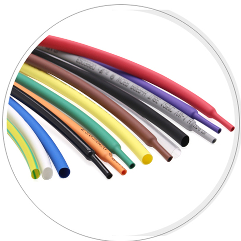 5M Diameter 0.6 0.8 1 1.5 2 2.5 3 3.5 4 4.5 5 6 7 8 9 10mm Heat Shrink Tube 2:1 Shrink Ratio Polyolefin Insulated Cable Sleeve ► Photo 1/4