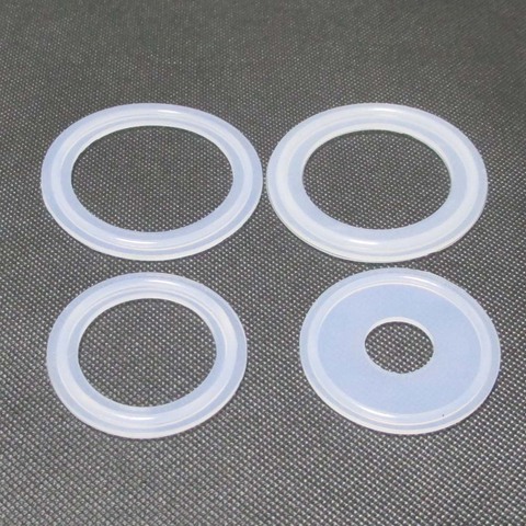 5 PCS 3/4'' 1'' 1.5'' 2'' 3'' 3.5'' 4'' 6'' Sanitary Tri Clamp Ferrule Silicone Sealing Strip Gasket Homebrew Diopter Beer ► Photo 1/5