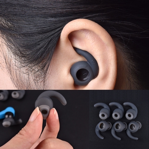 3 Pairs S/M/L Universal Silicone bluetooth In-Ear Earbuds Cover Soft Ear Hook For Sports Bluetooth Headset Earphone ► Photo 1/6