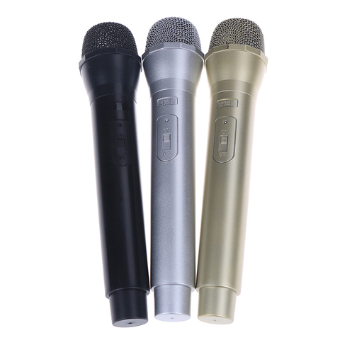 1Pc 3 Colors Dummy Microphone Educational Toys Simulation Mic Model Shell Performance Props Children Toys Microphone Model ► Photo 1/6