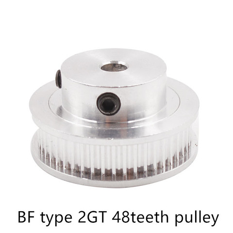48 teeth GT2 Timing Pulley Bore 5mm 6mm 6.35mm 8mm 10mm for belt used in linear 2GT pulley 48Teeth 48T ► Photo 1/4