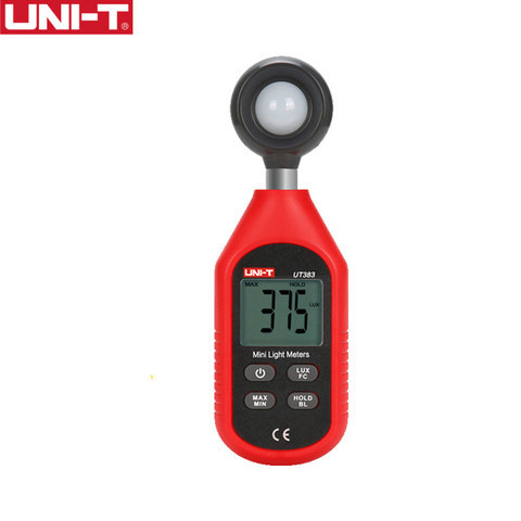 UNI-T Light Meter UT383 Illuminance 200,000 Digital Luxmeter Luminance Lux Fc Test Max Min Illuminometers Photometer ► Photo 1/6