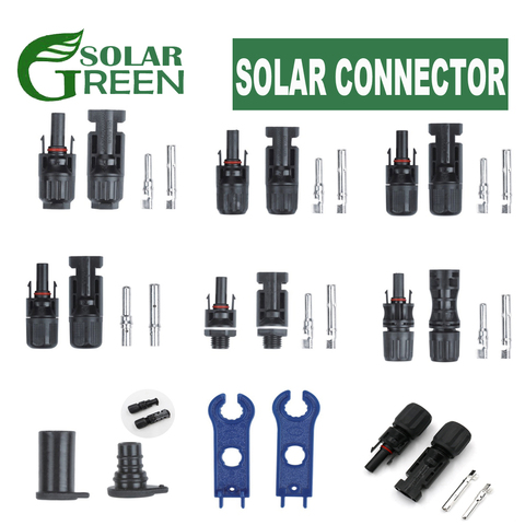 10pairs x MC4 Connector male female 30A 50A 1000V MC4 Solar Panel branch series Connect Cable Power Plug 2.5/4/6mm2 ► Photo 1/1