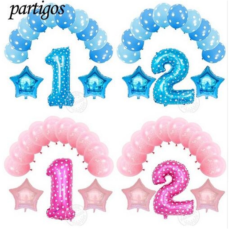 QIFU 1 Birthday Boy 1st Birthday Party Decorations Kids My First Birthday  Blue Party Decor Foil Balloons Baby Boy I AM ONE YEAR - Price history &  Review