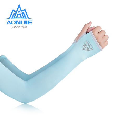 AONIJIE E4117 One Pair UV Sun Protection Cooling Arm Sleeve Cover Arm Cooler Warmer Trail Marathon Running Golf Cycling Driving ► Photo 1/6
