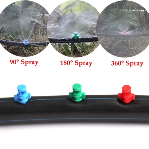 100pcs 90° 180° 360° Simple Refraction Nozzle Garden Sprinkler High Quality Fruit Tree Irrigation Gardening Mist Sprayer ► Photo 1/6
