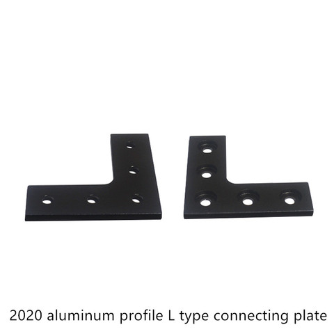 3d Printer parts 2022 Aluminum profile L type connection plate corner fittings Bracket ► Photo 1/4