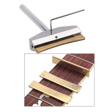 Electric Guitar Repair Tool Alloy Fretboard Press Caul Inserts  Golden ► Photo 1/3