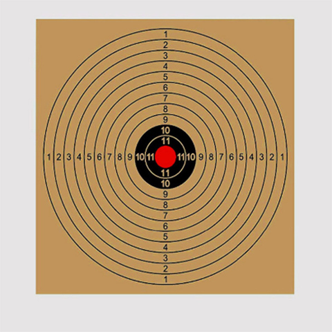 Cowhide target cardboard high quality funnel shooting target bracket particle trap pistol - air gun practice 50pcs/pack 5.5 inch ► Photo 1/3