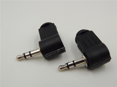 2.5mm 3.5mm Mini Jack Right Angle 90 Degree Mono 2-Pole 3 Pole Male stereo TRS Plug Solder Audio Connector ► Photo 1/6