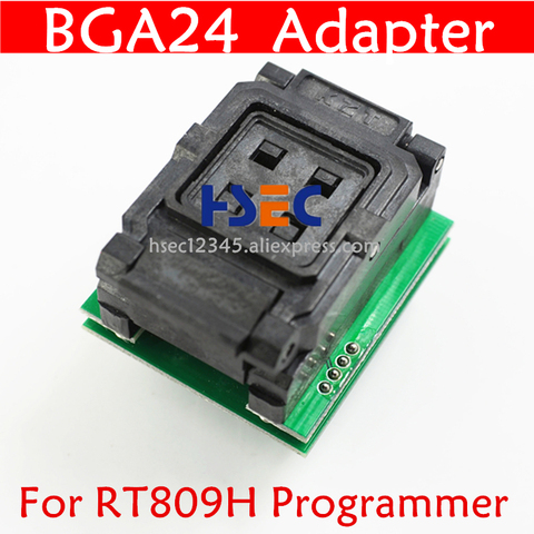 Original  BGA24 to DIP8 Adapter Socket BGA24 BGA169 BGA153 BGA63 BGA64 BGA48 EMMC adapter FOR RT809H programmer ► Photo 1/6