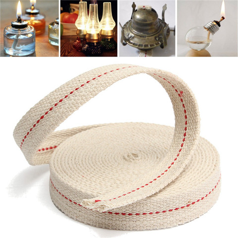 4.5Meters Width 2cm Flat Cotton Oil Lamp Lantern Wick For Kerosene Burner Lighting Lamps Making DIY Material ► Photo 1/6