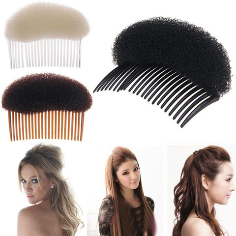 1Pcs Women Forehead Hair Volume Fluffy Sponge Clip Hair Styling Clip Lady Hair Comb Makeup Comb Hairdressing Tool Accessories ► Photo 1/6