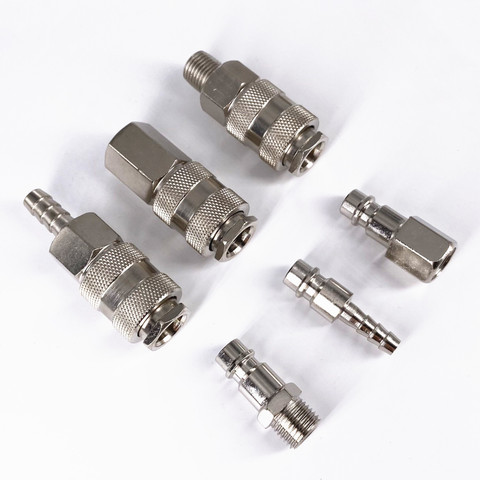1pcs EU Type Socket or Plug Pneumatic Fitting European Standard Quick Coupler Connector Adapter for Air Compressor ► Photo 1/1