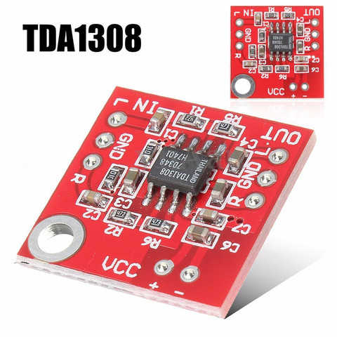 Audio Stereo TDA1308 Headphone Amplifier Board Earphone Headset Headphones Amp Preamplifier Board PCB DIY Module 3V-6V ► Photo 1/6