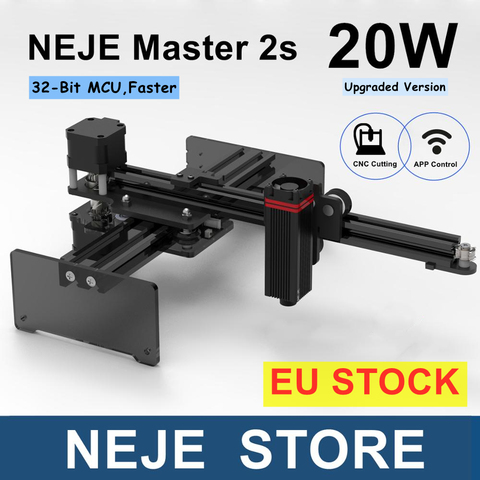 2022 NEJE Master 20W Laser Engraving Cutting Machine Desktop Laser Engraver Cutter Laser Printer CNC Router Wireless Control ► Photo 1/6