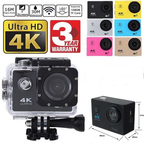 SJ9000 Wifi 4K 1080P Ultra HD Sport Camera DVR DV Camcorder 30M Waterproof Helmet Camcorder ► Photo 1/6