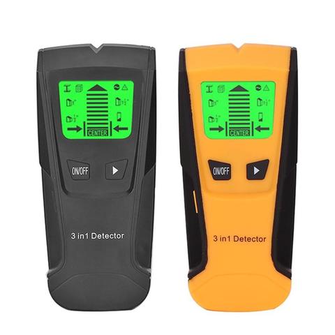 Floureon 3 In 1 Metal Detector Find Metal Wood Studs AC Voltage Live Wire Detect Wall Scanner Electric Box Finder Wall Detector ► Photo 1/6