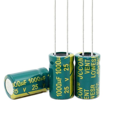 25V 1000UF 1000UF 25V  10MMX13MM  Electrolytic Capacitors Size:10x13MM ► Photo 1/2