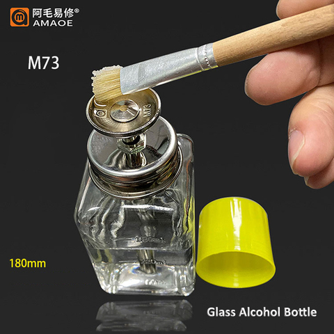 Glass Washing Water Bottle Plastic Alcohol Bottle Metal Suction Pipe Pressing Type Automatic Water Bottle For Repair Clean Tools ► Photo 1/6