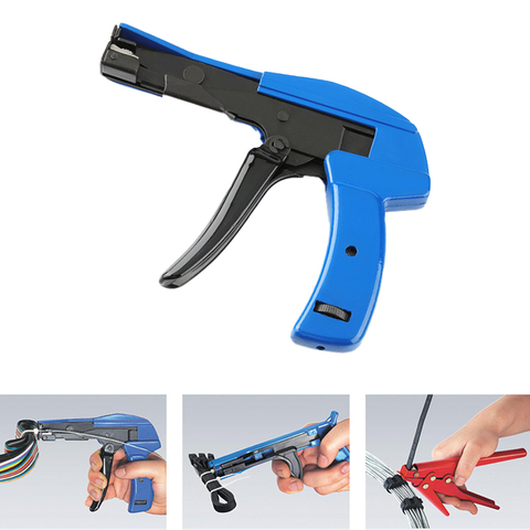 Nylon Zip Tie Automatic Tension Cut Off Gun Special Pliers Fastening Tool For Nylon Cable Tie With A Width Of 2.2-4.8mm ► Photo 1/6